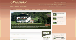 Desktop Screenshot of miglanzhof.com